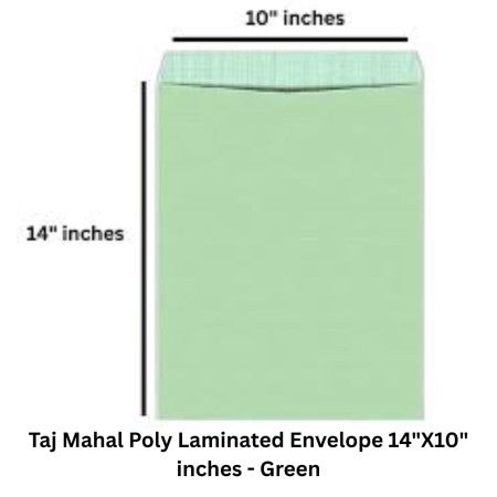 Taj Mahal Poly Laminated Envelope 14