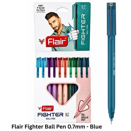 Flair Fighter Ball Pen 0.7mm - Blue