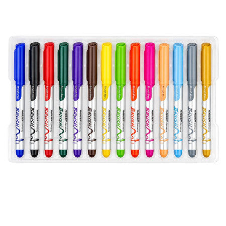 Hauser Brush Pen 12+2 Shades - Assorted