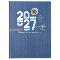 2027 Metro Executive Hard Bound Two Date Diary 23x17cm - No. 7002