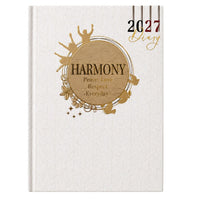 2027 Metro Executive Hard Bound One Date Sunday Full Diary With Box, 25x18.5cm - No.400