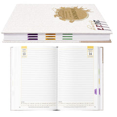 2027 Metro Executive Hard Bound One Date Sunday Full Diary With Box, 25x18.5cm - No.400