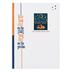 2027 Metro Executive Hard Bound One Date Sunday Full, Diary With Box 24x18cm - No. 7005