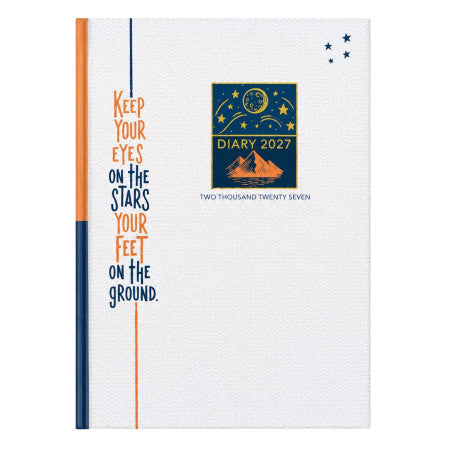2027 Metro Executive Hard Bound One Date Sunday Full, Diary With Box 24x18cm - No. 7005
