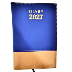 2027 Metro Soft Leather Foam Cover One Date Sunday Full Diary 21.5x14.5cm - No.626