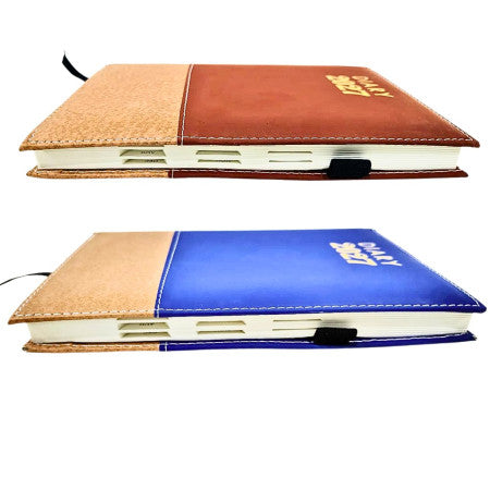 2027 Metro Soft Leather Foam Cover One Date Sunday Full Diary 21.5x14.5cm - No.626