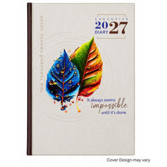 2027 Metro Hard Bound Commercial Two Date Diary 20x12cm - No. 3002