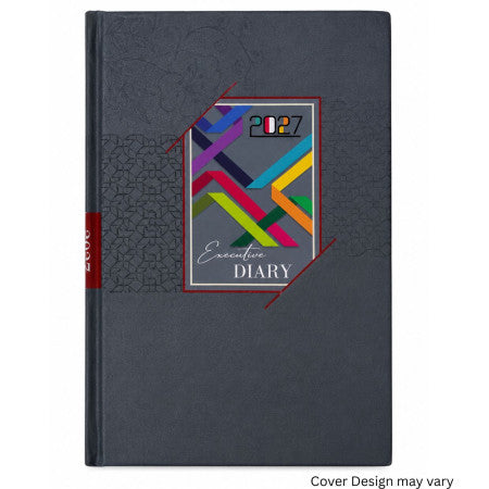 2027 Metro Hard Bound Commercial Two Date Diary 20x12cm - No. 3002