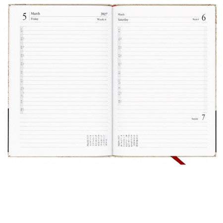 2027 Metro Executive Hard Bound One Date Diary 23x17cm - No. 7001