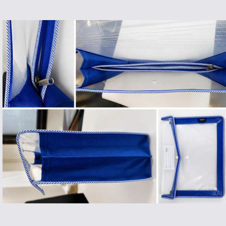 Aarpee FC My Clear Document Folder With Stitching-3 Layer - (DFF5050)