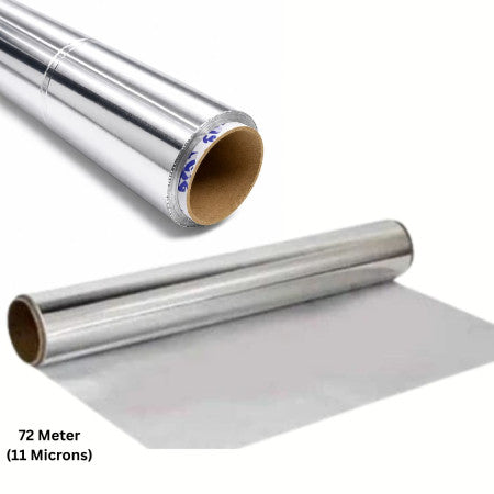 Freshwrapp Food Grade Aluminium Foil - 72 Meter(11 Microns)