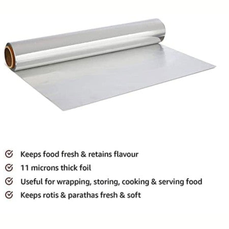 Freshwrapp Food Grade Aluminium Foil - 9 Meter(11 Microns)