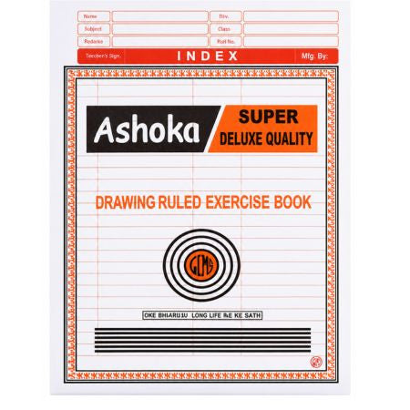 Ashoka A4 Punch Sheet Paper - Single Line Interleaf, Pack of 10 Sheets