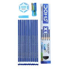Doms X1 X-Tra Super Dark Graphite Pencil - Pack Of 10 Pencils -NEW