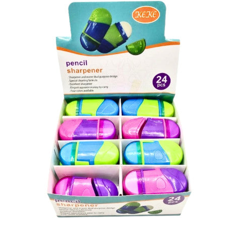 ERASER WITH SHARPENER B8908