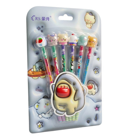 FUNKY ERASER PENCIL GIFT KIT 1028