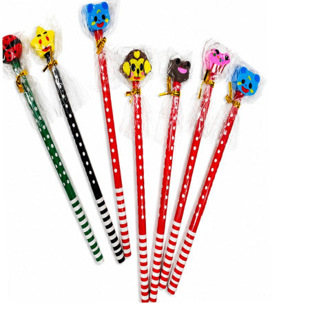 Adorable Eraser-Top Pencils Set MY13-24297-9