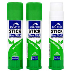 DOLPHIN NON TOXIC PVP GLUE STICK 8 GM -24550-1