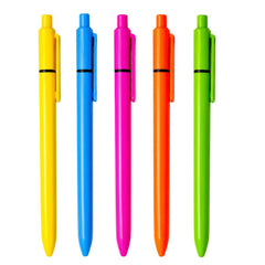 Doms Neoklik Ball Pen 5 Pcs Pouch -Blue