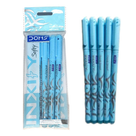 Doms Inxify Softy Ball Pen - Blue (MRP-6)