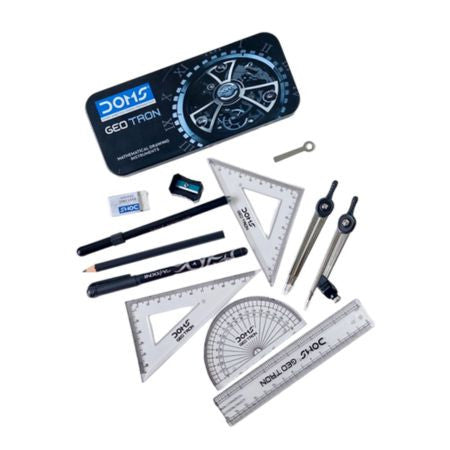 Doms Geo Tron Mathematical Drawing Instrument Box - (Mrp-110)