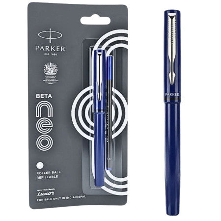 Parker Beta Neo Coted Clip Roller Ball Pen - BE002(MRP - Rs. 190)