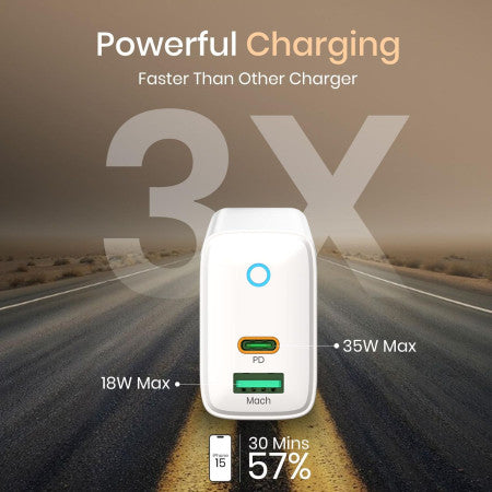 Portronics Adapto 35B-35w Power Adapter -POR-2019