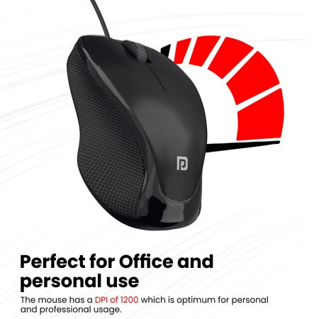 Portronics Toad 101 Wired Optical Mouse - POR1800