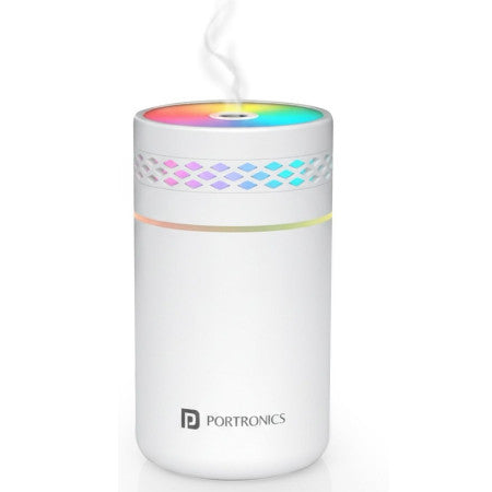 Portronics Magma Lite - H2o Colourful Cool Humidifier, White-POR 3403