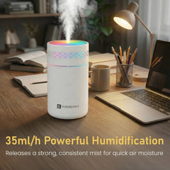 Portronics Magma Lite - H2o Colourful Cool Humidifier, White-POR 3403