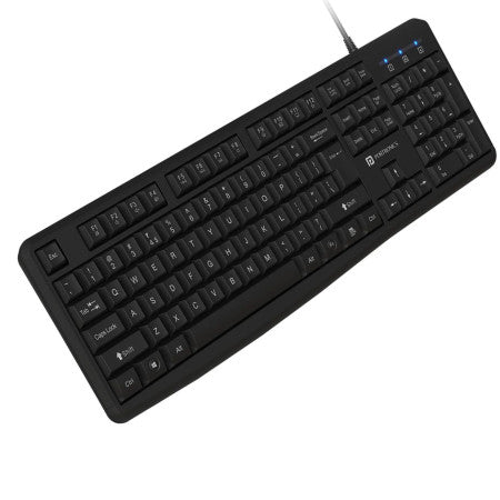 Portronics Ki-Pad 4- Wired Keyboard, Black -POR-2753