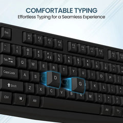 Portronics Ki-Pad 4- Wired Keyboard, Black -POR-2753