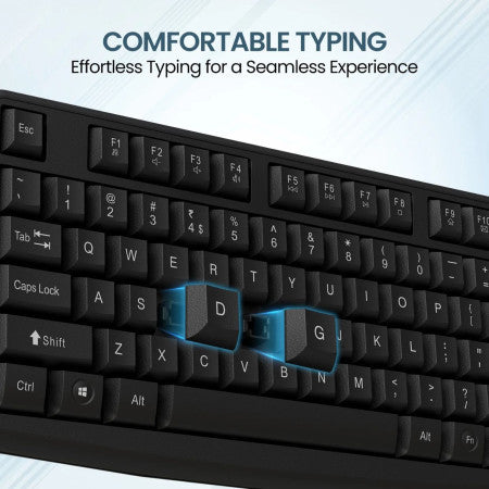 Portronics Ki-Pad 4- Wired Keyboard, Black -POR-2753