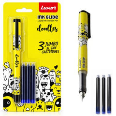 Luxor-3530 -(3491/92) Fountain Pen With 3 Ink Cartage