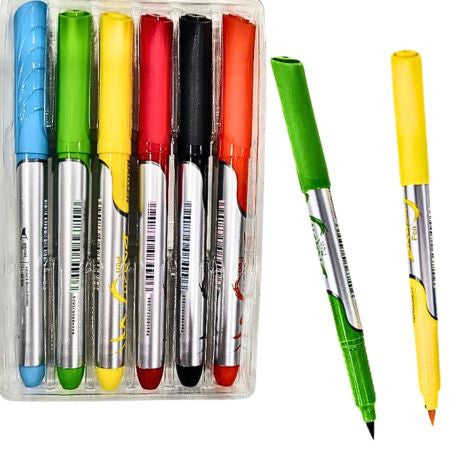 Hauser Brush Pen 6 Shades - Assorted