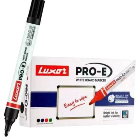 Luxor 1885 Pro-E White Board Marker - Black