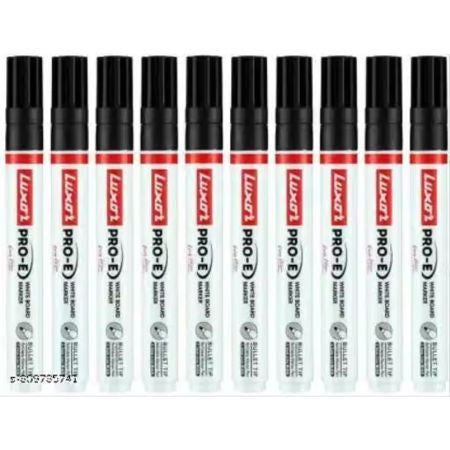 Luxor 1885 Pro-E White Board Marker - Black