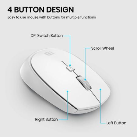Portronics Optical Wireless Mouse Toad 23- POR1831