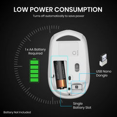 Portronics Optical Wireless Mouse Toad 23- POR1831