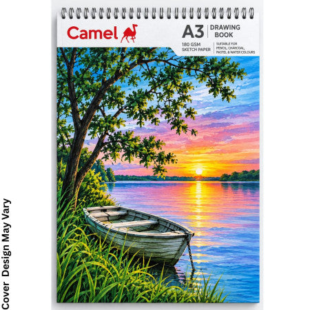 Camlin A3 Spiral Drawing Book - 29.7 X 42cm 50 Page (1109201050)