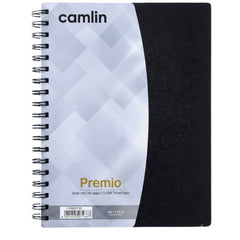 Camlin Premio A5 Wiro Notebook - 21.6 X 14cm 160 Page Single Line, PP Cover(1133303160)