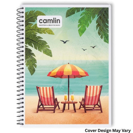Camlin A5 Spiral Notebook - 24 X 18cm 180 Page Single Line (1153203180)