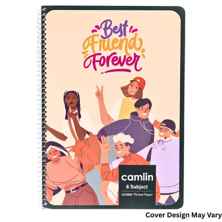 Camlin A4 Spiral Notebook - 29.7 X 21cm 180 Page Single Line (1195303180)