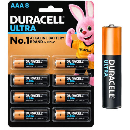 Duracell Ultra AAA 8 Battery - New