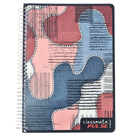 Classmate Pulse 6 Subject Register - 506 Pages, 29.7x21 cm 6 Subject Unruled(02100167)