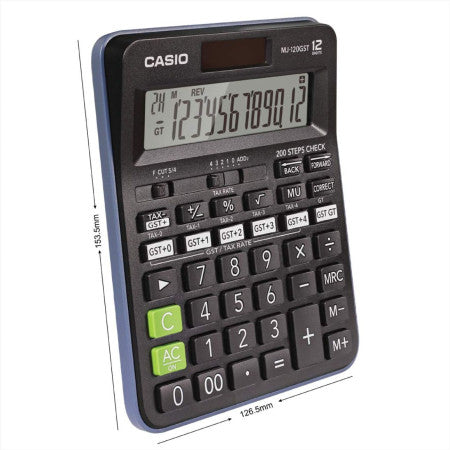 Casio MJ-120 GST Check & Correct Calculator - New