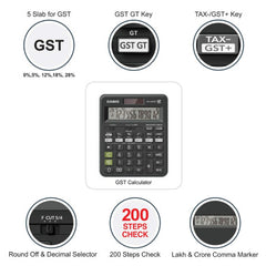 Casio MJ-120 GST Check & Correct Calculator - New