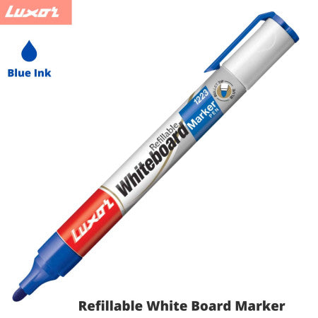 Luxor 1223 White Board Marker - Blue (mrp-30)