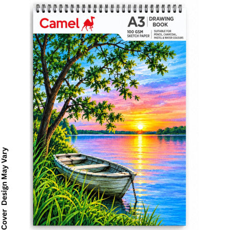 Camlin A3 Spiral Drawing Book - 29.7 X 42cm 50 Page (1109201050)