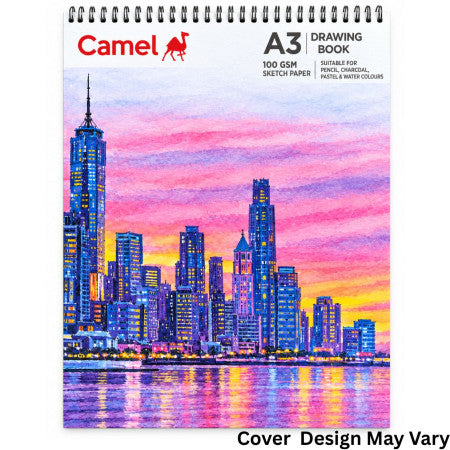 Camlin A3 Spiral Drawing Book - 29.7 X 42cm 50 Page (1109201050)